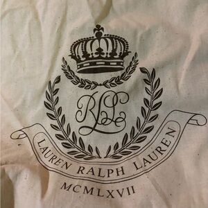 Lauren Ralph Lauren Cream Canvas Tote